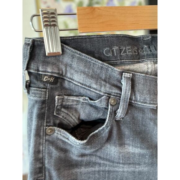 Citizens of Humanity Avedon Rocket High Rise Skinny Jeans Black Womens Size 25 - Picture 9 of 15